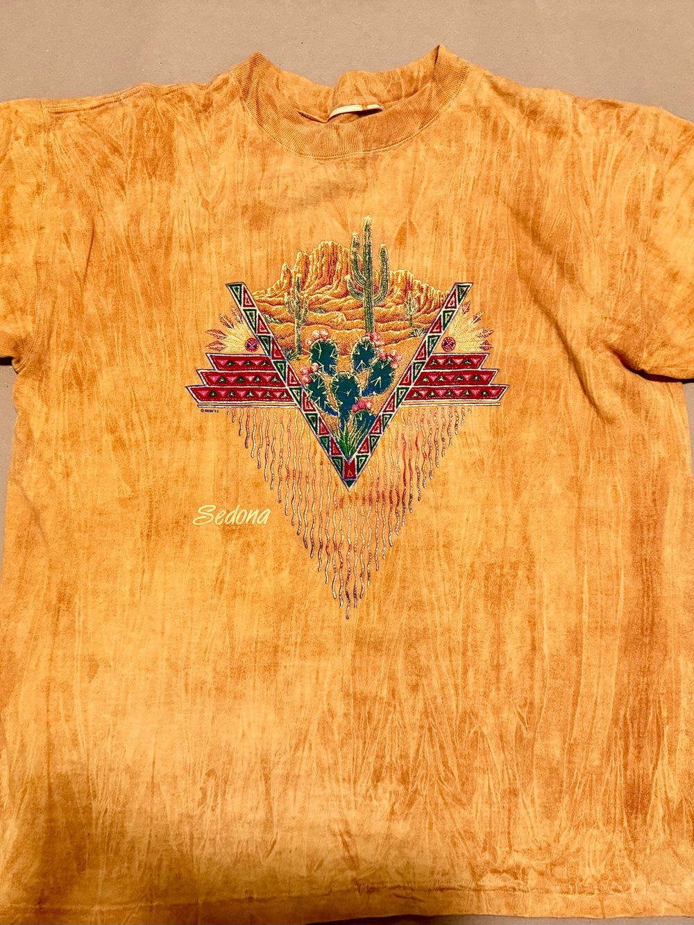 Sedona Desert Graphic Tee - Men's Orange Shirt
